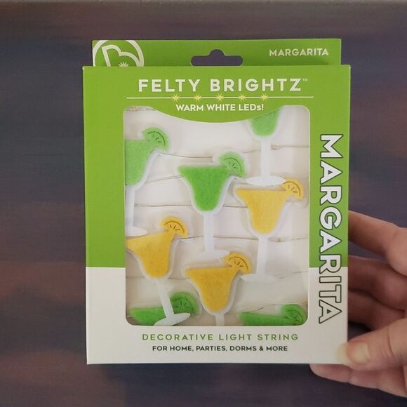 NWT 4 Boxes Felty Lights Warm White LED Decorative Light Strings - Margarita - Picture 2 of 4